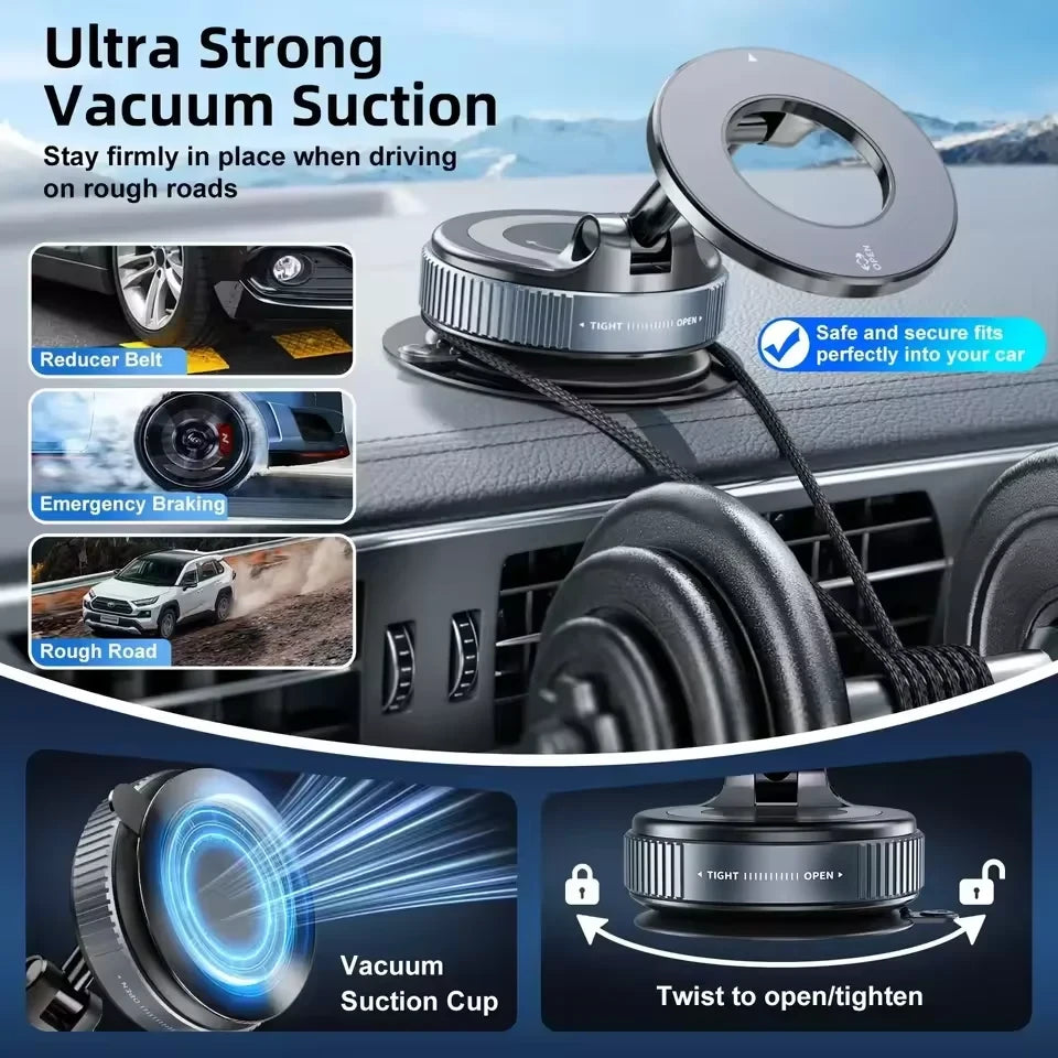 Magnetic Foldable Car Phone Mount